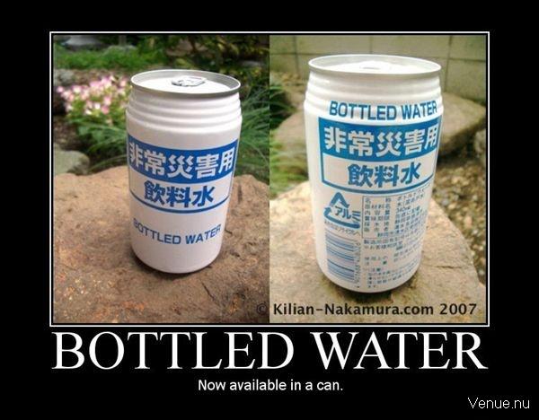 Bottled Water In A Can
